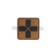 Red Cross Rubber Patch 40mm