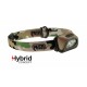 Lampe frontale Hybrid éclairage 2 couleurs Tactikka + camouflage - 250 Lumens