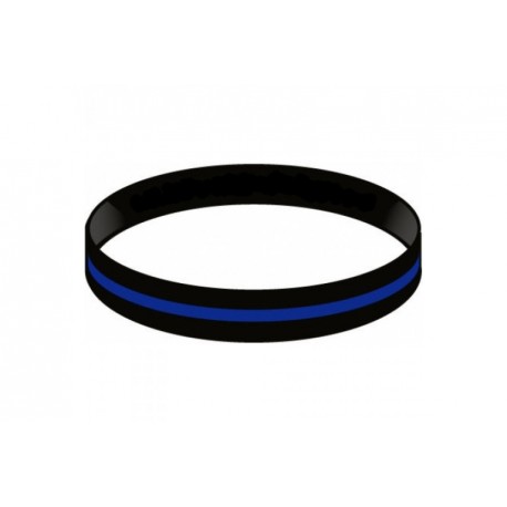 Bracelet en silicone Thin Blue Line