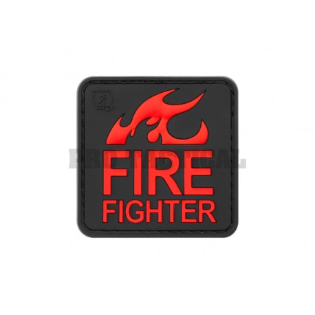 Fire Fighter Rubber Patch