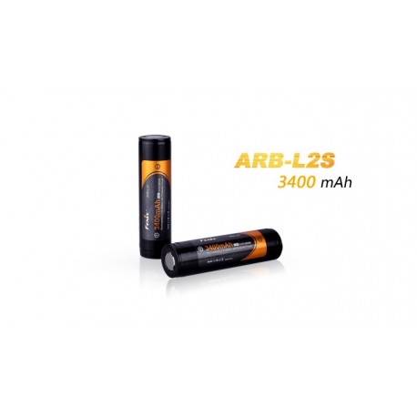 1 Pile rechargeable ARB-L2S - modèle 18650, 3400 mAh
