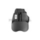 Molded Polymer Paddle Holster pour Glock 17 / 19